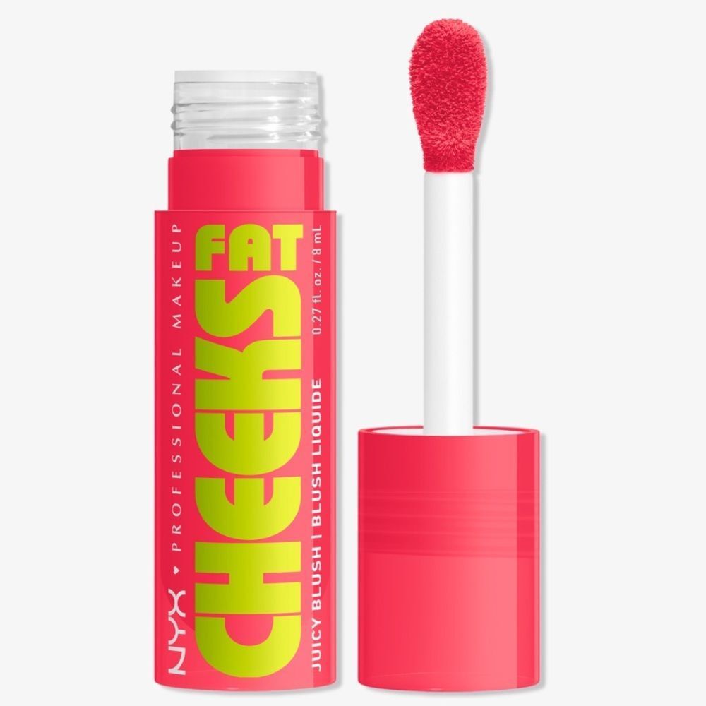 🦋 NYX BOUNCIN’ BERRY - BRIGHT WATERMELON Fat Cheeks Juicy Dewy Liquid Blush New